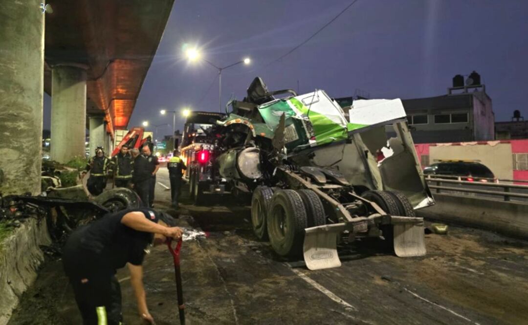 Foto: Especiales (Trailero muere tras chocar contra pilar del Metro Oceanía ¿Hay daños en la estructura del STC?)