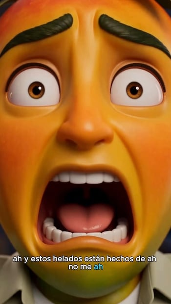 Reacción de Mangoberto al secreto de los helados (Vía: Tik Tok)