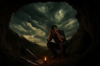 ¿Murió por creer en el apocalipsis? Hombre excavaba un búnker y termina sepultado