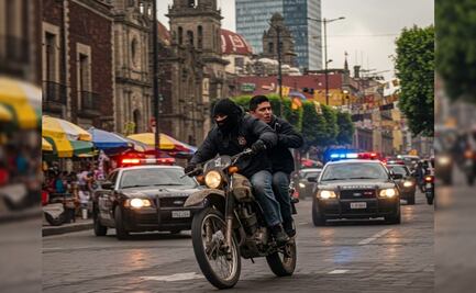 Ratas desatan persecución, arrollan a mujer policía y terminan baleados en Azcapotzalco