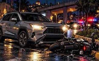 Mujer en camioneta arrolla a dos bikers en Tacubaya, uno queda debajo y muere