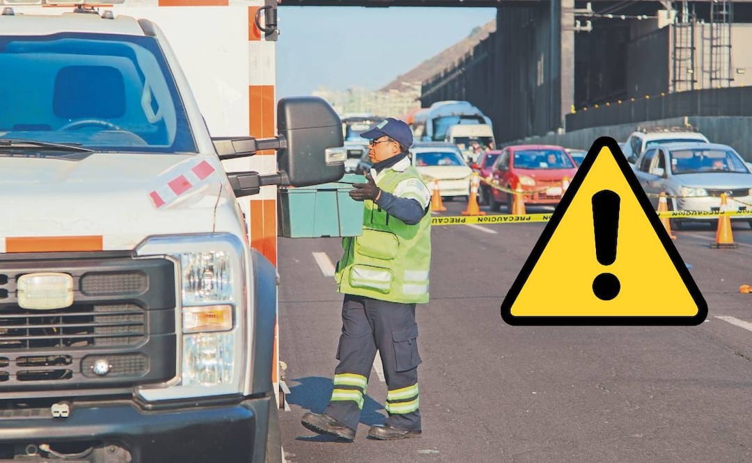 Motociclista muere aplastado al derrapar en al México-Puebla. Foto: (Osmar Alvarado. El Gráfico)
