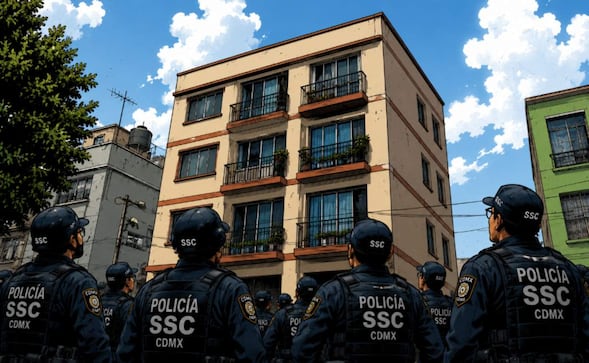 ¿Se aventó o la aventaron? Investigan muerte de mujer que cayó de un edificio en la colonia Del Valle