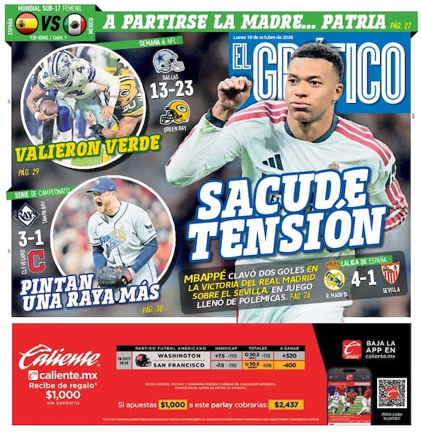 Portada El Gráfico |Lunes 19 de Octubre de 2026