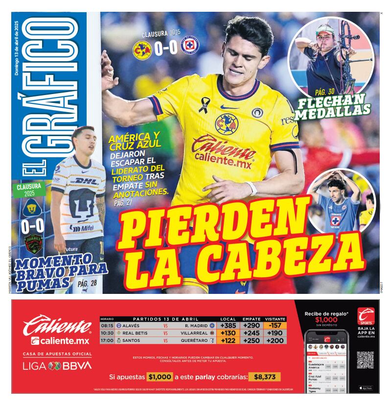 Portada El Gráfico | Viernes 11 de abril 2025