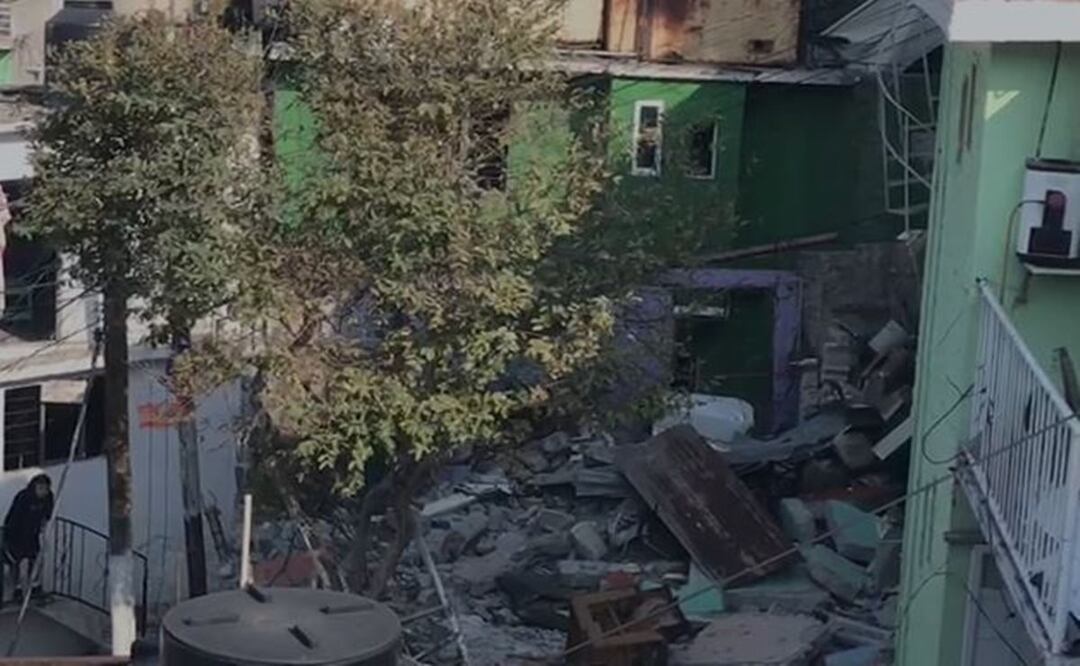 Fuga de gas revienta casa con todo y un hombre adentro este martes, pasó en La Pastora