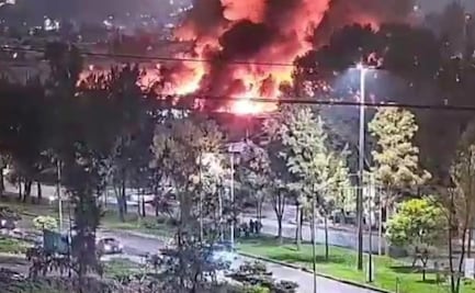 Fuerte incendio en fábrica de Iztapalapa: evacúan a 100 personas en la madrugada