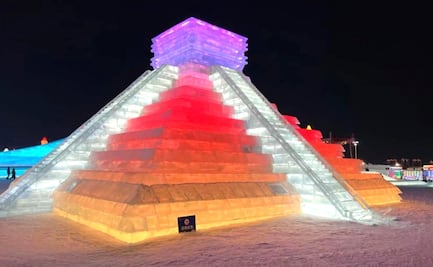 Inauguran el más asombroso festival invernal en China de 1.2 millones de metros cuadrados