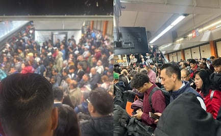 Metro CDMX hoy: Siete Líneas colapsadas con retrasos y aglomeraciones por la lluvia de esta mañana
