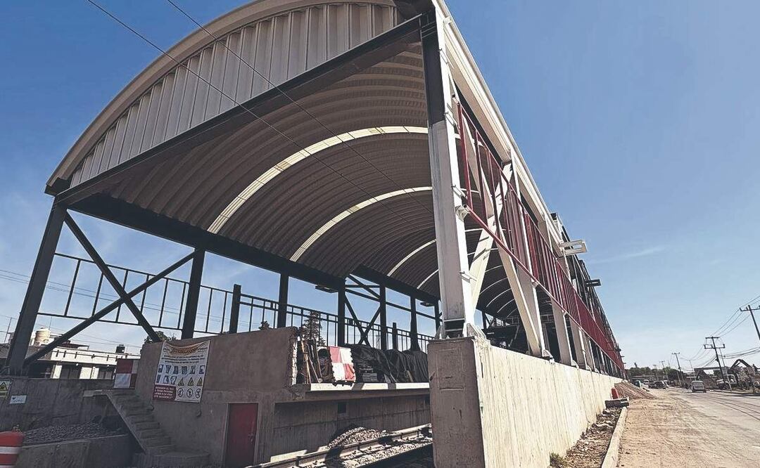 Tren Lechería-AIFA. Foto: (Arturo Contreras. El Gráfico)