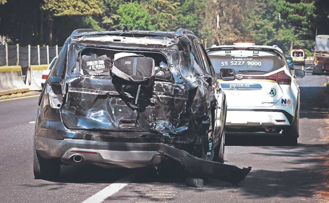 Familia muere en choque en la autopista México-Cuernavaca. Foto: (Especial)