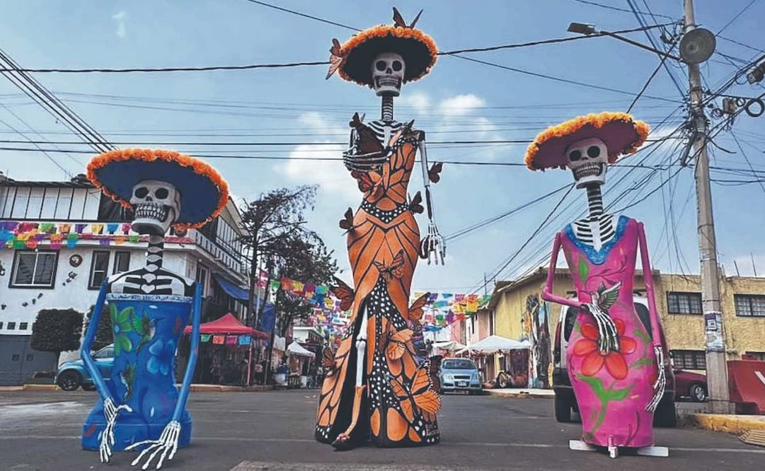 ¡Calaveras gigantes y un vals de quinceañeras! Así será el Día de Muertos 2026 en Tláhuac. Foto: (Sergio Trejo)