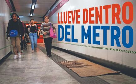 Metro CDMX con múltiples goteras ¿Qué han hechos las autoridades del STC?