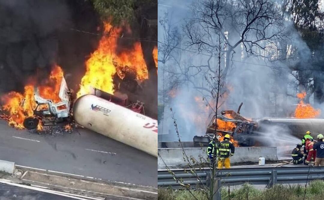 Víctima de la explosión de una pipa de gas en el Puente de la Concordia. Foto: (Redes Sociales)