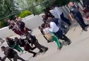 ¡Estalla la violencia en Conalep de Huixquilucan! Policías golpean y detienen a estudiantes en plena protesta