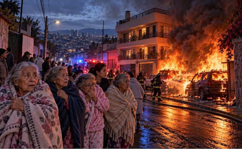 ¡Infierno en Magdalena Contreras! Incendio sorprende a 20 abuelitas mientras dormían