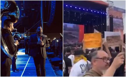 Protesta durante pleno concierto de regional mexicano, hubo represión ¿Qué lo originó?