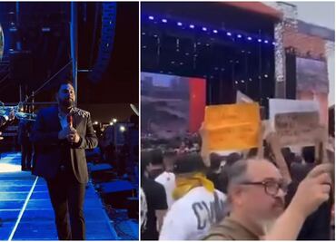 Protesta durante pleno concierto de regional mexicano, hubo represión ¿Qué lo originó?