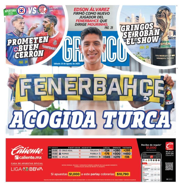 Imagen: Staff El Gráfico (Portada El Gráfico | Sábado 23 de agosto 2025)