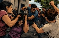 Pánico en Iztapalapa por pelea a cuchillazos entre miembros de una misma familia