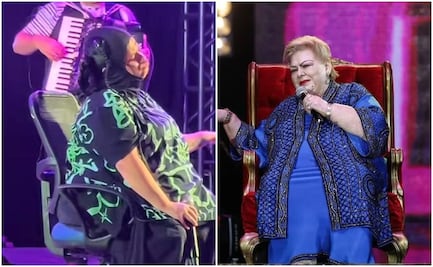 ¿Por qué Amandititita sale al escenario en una silla al estilo de Paquita la del Barrio?