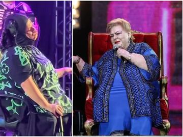 ¿Por qué Amandititita sale al escenario en una silla al estilo de Paquita la del Barrio?