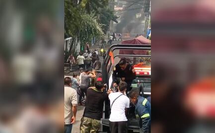Solidaridad en Iztapalapa: Vecinos auxilian los heridos por explosión en Puente La Concordia