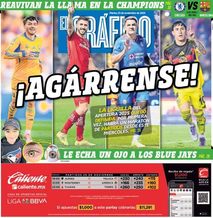 Portada El Gráfico | Martes 25 de noviembre 2025