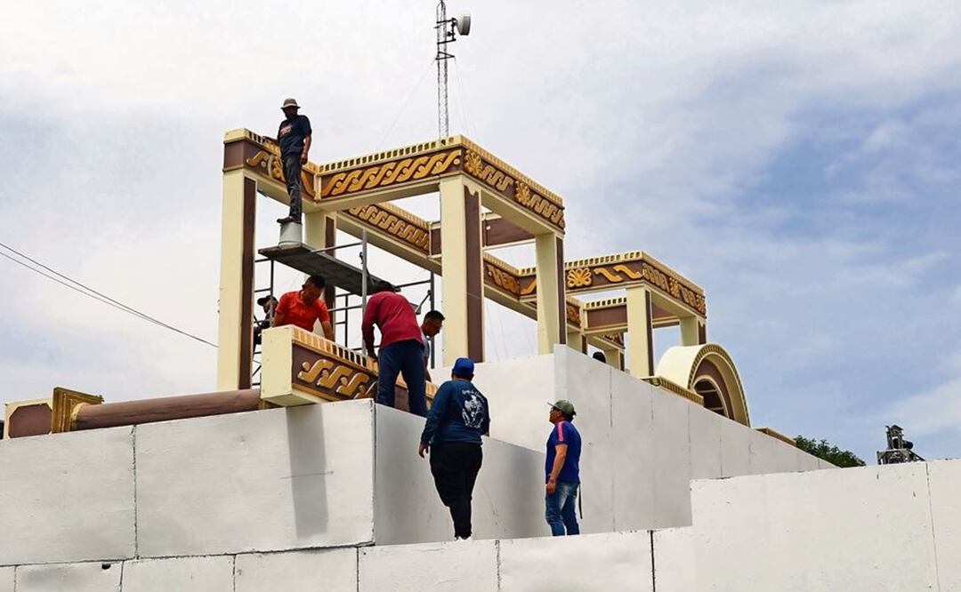 ¡A marchas forzadas! Dan los últimos detalles para la Pasión de Cristo, en Iztapalapa