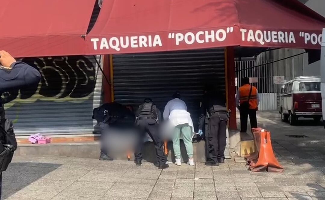 Empleados de una taquería encuentran tremenda sorpresa al abrir el local en la Cuauhtémoc
