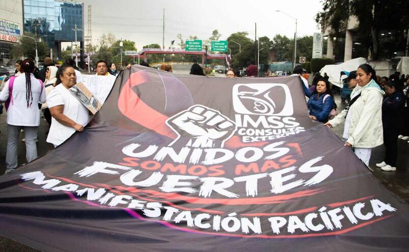 Megamarcha de trabajadores del IMSS este martes 13 de octubre en CDMX: Calles afectadas y rutas alternas
