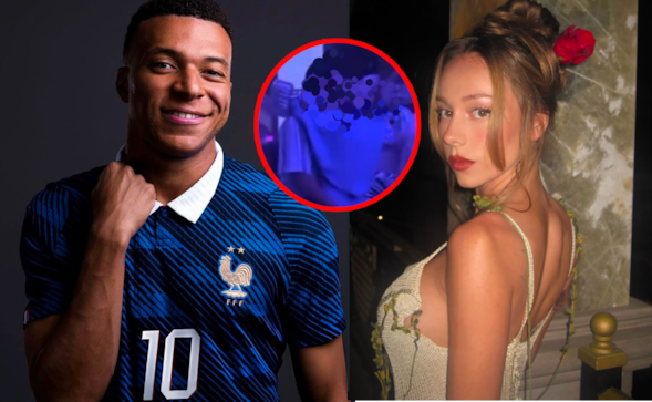 ¡Mano dentro del área! Captan a Kylian Mbappé y Ester Expósito más cariñosos de lo normal 