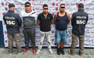 Cae banda de “Los Negros”, acusados de extorsionar a choferes en la Gustavo A Madero