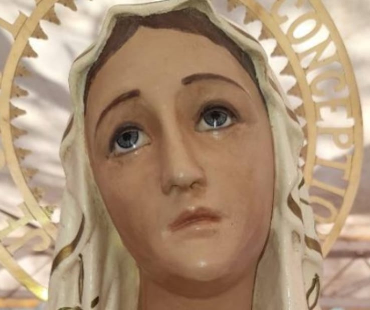 VIRGEN DE LA VINARÁ, LLORABA SANGRE (Foto: X)