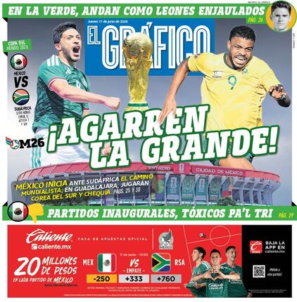 Portada El Gráfico | Jueves 11 de Junio de 2026