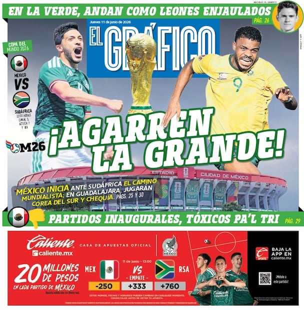 Portada El Gráfico | Jueves 11 de Junio de 2026