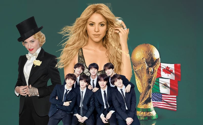 Madonna, Shakira y BTS protagonizarán el primer medio tiempo en la final del Mundial 2026