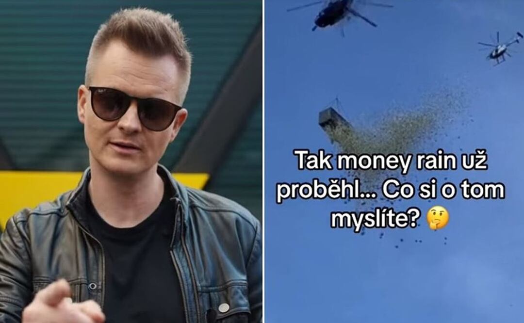 Influencer lanza 1 millón de dólares desde helicóptero, por esta razón