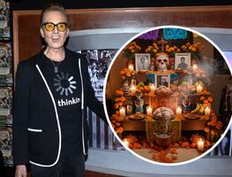Ponen ofrenda de Día de Muertos a Daniel Bisogno ¿quién sólo le puso elotes?