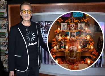 Ponen ofrenda de Día de Muertos a Daniel Bisogno ¿quién sólo le puso elotes?