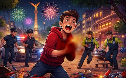 Se vuela la mano con pirotecnia y no pasó una Nochebuena tranquila en Iztacalco