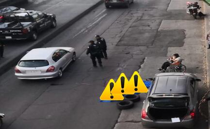 Su último viaje: Taxista muere arrollado tras intentar cambiar su llanta en Ecatepec