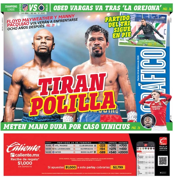 Portada El Gráfico | Martes 24 de febrero de 2026