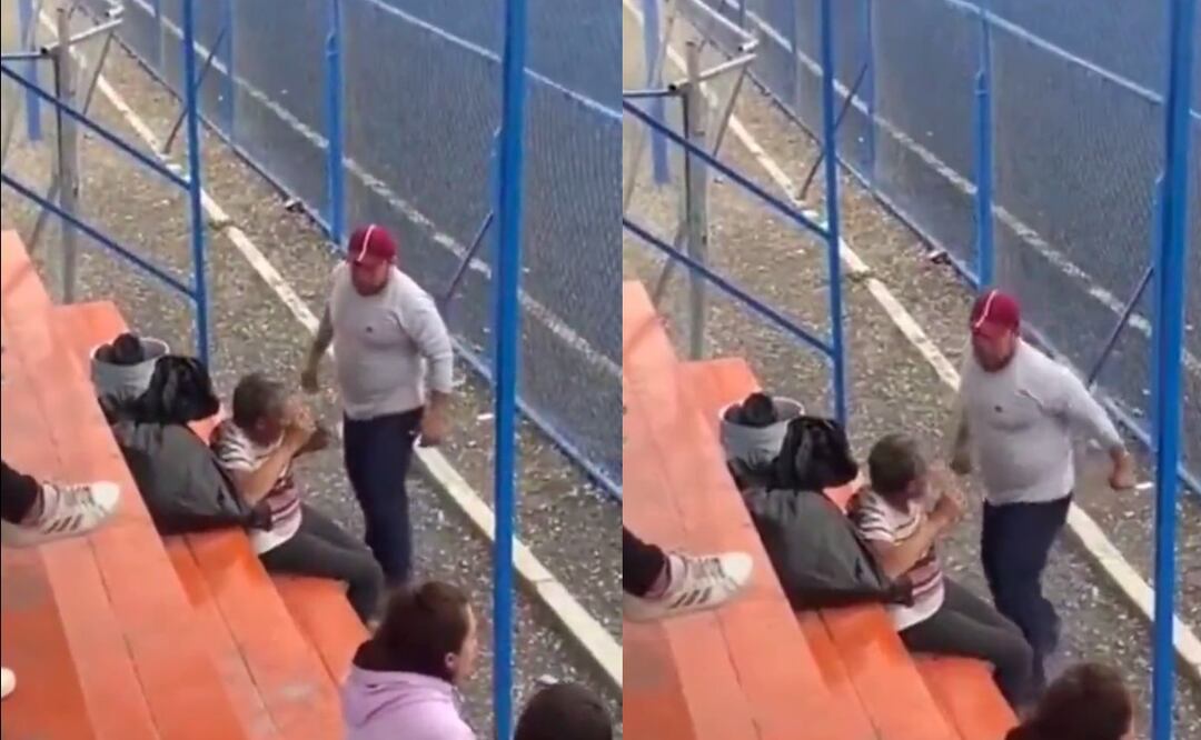 Abuelito celebra gol en una cascarita y es golpeado por un hombre en San Luis Potosí