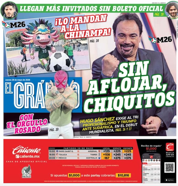 Portada El Gráfico | Jueves 28 de Mayo de 2026