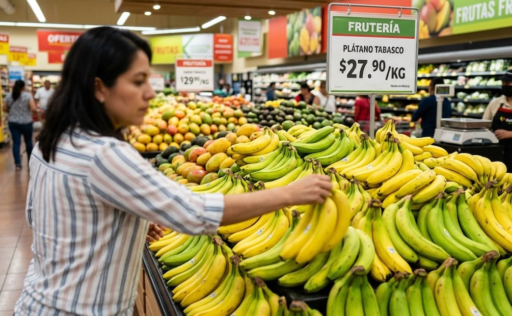 Guía PROFECO: Todo lo que debes saber antes de comprar plátanos
Imagen Ilustrativa: ia