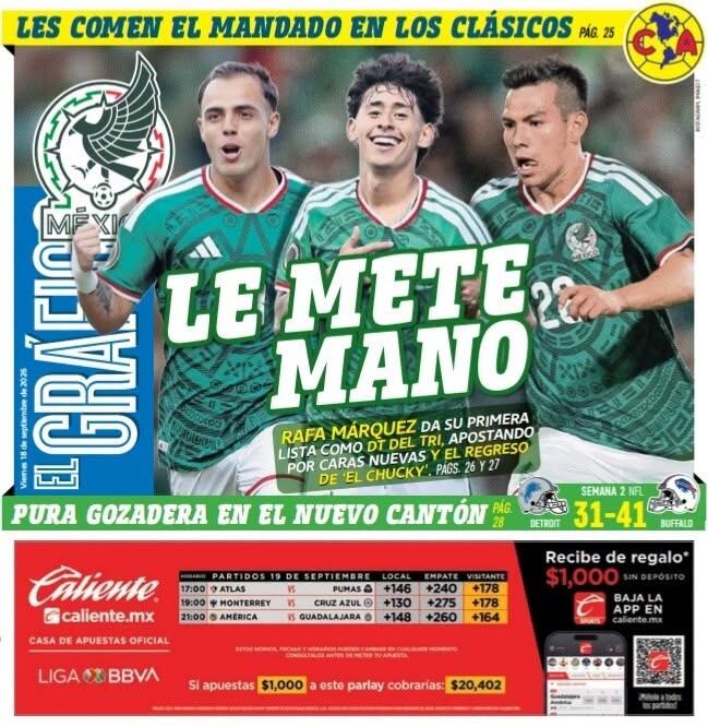 Portada El Gráfico | Viernes 18 de septiembre de 2026