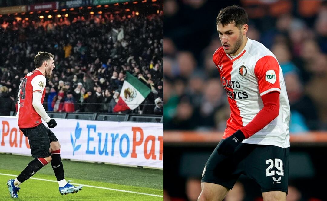 ¡No deja de meterla! Santiago Giménez es líder de goleo en la Eredivisie con Feyenoord