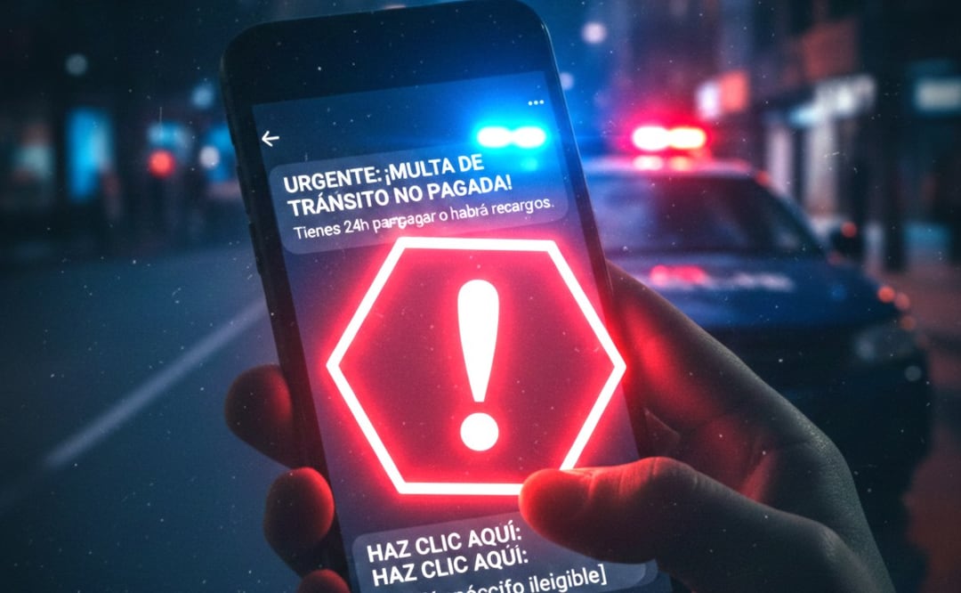 Imagen ilustrativa: IA (¡Cuidado con el SMS! Alertan por nuevo fraude de multas de tránsito falsas)
