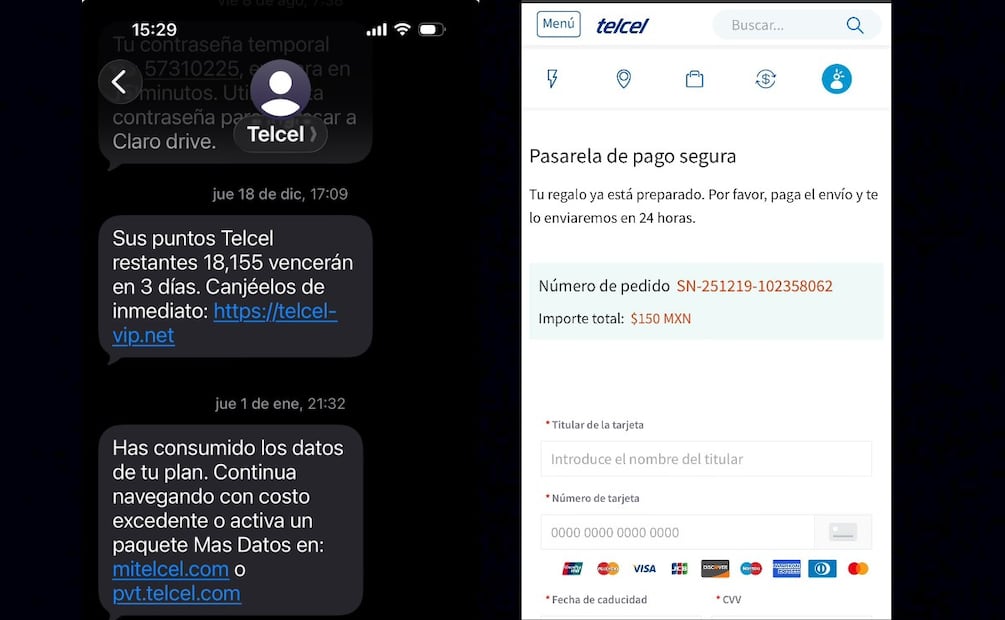 Alertan por nuevo fraude que suplanta mensajes oficiales de telefonías
Imagen: Especial
